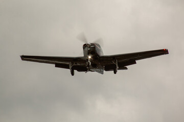 Aircraft on approach to land