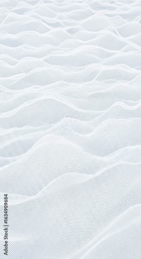 Poster abstract image of white textured surface with subtle waves, creating a soft and calming effect, idea