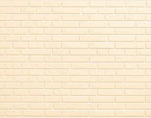 Fototapeta premium Light beige brick wall texture (4)