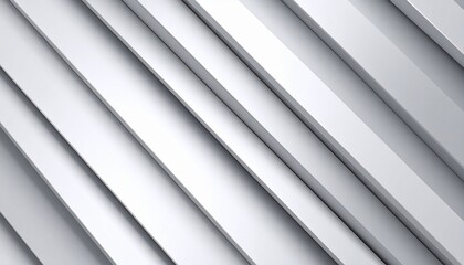 Obraz premium Diagonal metallic strips on black background with reflective gradients and sharp contrast.