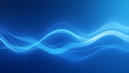 Obraz premium Modern abstract gradient background with frosty soft curves and clean light transitions, in ice blue and white tones, high resolution, best for medical, health, or winter themes. Generative Ai.