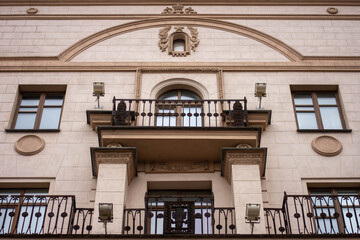 facade of a building in minsk