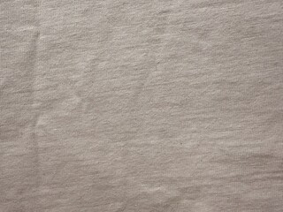 light beige cotton knit fabric with soft ribbed texture for apparel design and textile mockup...