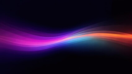 Fototapeta premium Abstract vibrant flowing lines