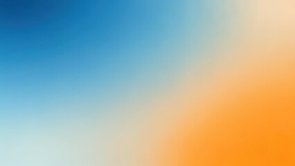 Obraz premium Blurry gradient of blue and orange
