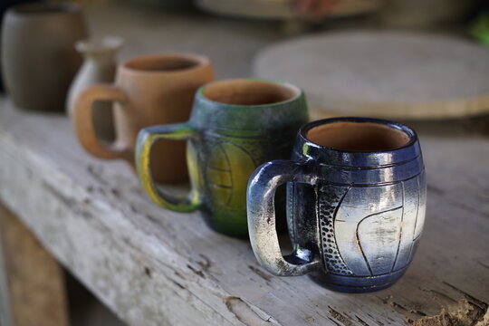 Traditional pottery making in Rabinal, Baja Verapaz, Guatemala