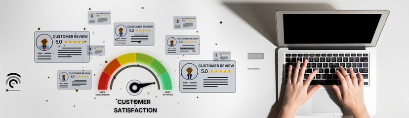 Customer experience review analysis, customer satisfaction improvement, feedback data evaluation,...