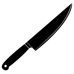 kitchen knife isolated on white