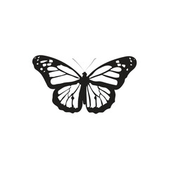 Beautiful Butterfly Art Vector Decorative Illustration.