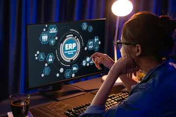 ERP enterprise resource planning software for brisk business to plan the marketing strategy