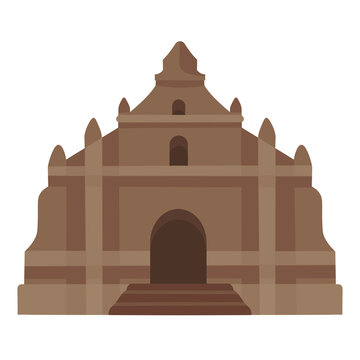 Paoay Church Illustration