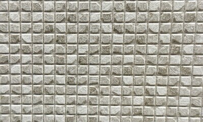 Matte Square Tiles in Light Gray Tones — Textured Background for Architectural Design, Interior Mockups, and Graphic Compositions