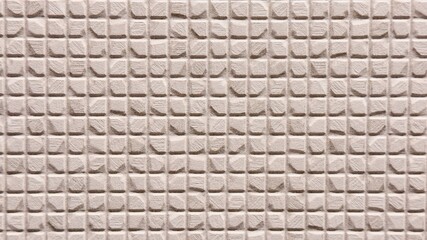 Textured Square Tiles in Light Beige Tones — Background for Architectural Design, Decorative Styling, and Stylized Visualizations