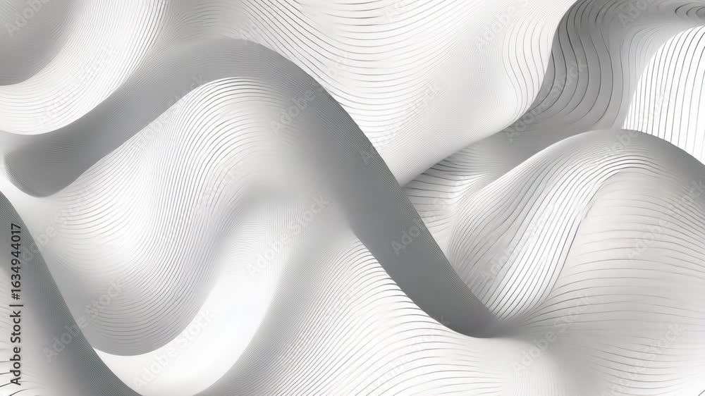 Poster minimal gray line pattern vector illustration with dynamic flow and clean design