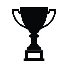 digital colorful vibrant crisp clean stylish elegant modern detailed professional high quality Award Trophy Silhouette