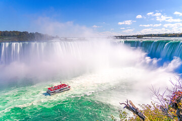 Niagara Falls with a Tour Boat
