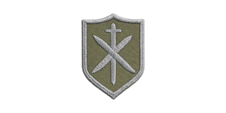 Military Emblem With Sword And Shield Design. Symbol Of Strength And Protection Isolated On Transparent Background - Powered by Adobe