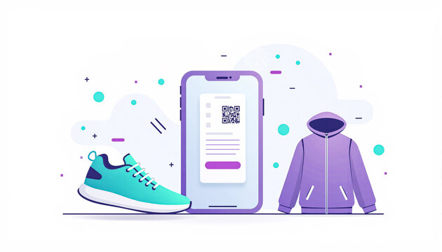 Digital Product Passport (DPP) Vector &ndash; Supply Chain Transparency and Circular Economy Visualization