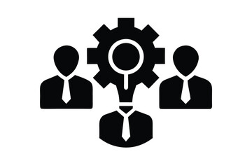 business solution vector icon