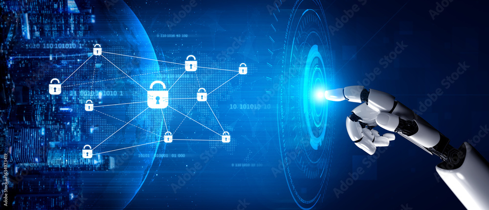Poster ai strengthens cybersecurity with smart threat detection, virtual firewalls, and automated systems t