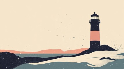 lighthouse on the coast