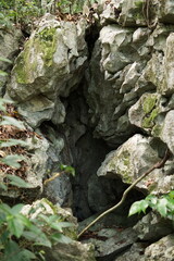 Hiking trail to Seacacar Nature Reserve near El Estor, Izabal, Guatemala