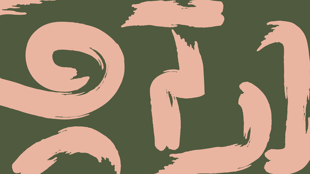 Soft brushstroke green background