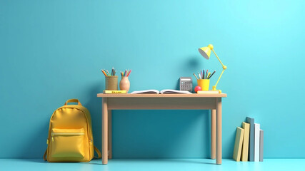 still life with a desk