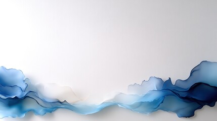 Abstract blue flowing texture background for creative graphic design and art projects