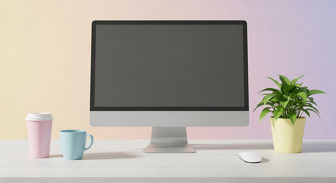 Desktop In Office