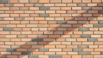 Obraz premium Brick wall background, red and black brick wall background