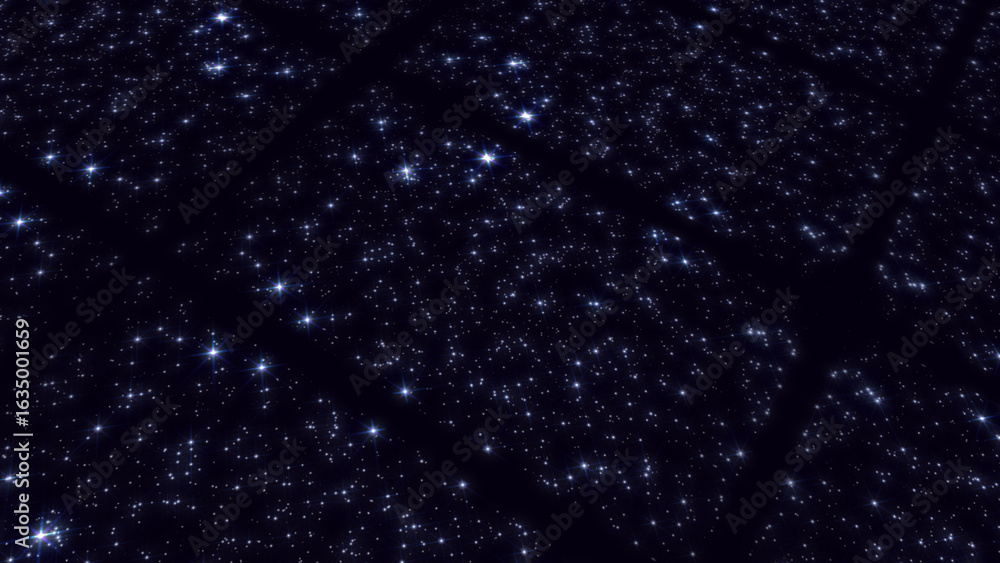 Poster abstract background of shimmering glitter particles that are divided into equal rectangular spaces. 