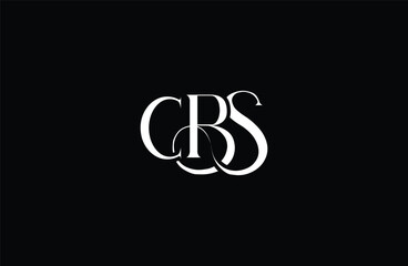 Initial CBS letter logo design. Elegant Monogram Logo Design with Decorative Elements and Typography