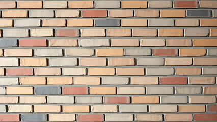 Obraz premium Brick wall background, multicolored brick wall background