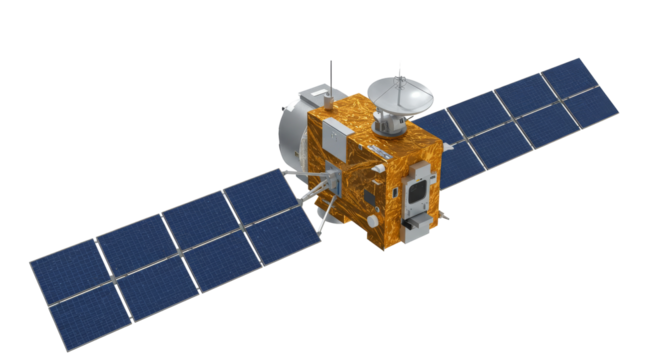 Satellite isolated on white background PNG 