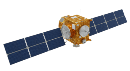 Satellite isolated on white background PNG 