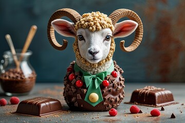 Enchanting Lamb Chocolatier: A Whimsical Culinary Creation
