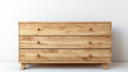 Wooden dresser with three drawers modern interior furniture