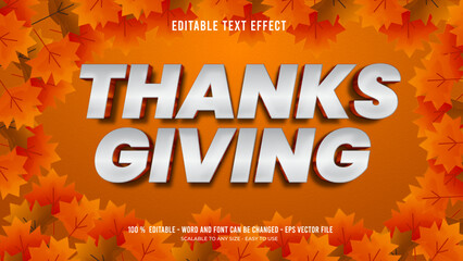 thanks giving editable text effect