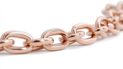 Obraz premium Metal chain links structure pattern interlock background