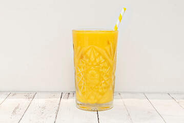 Art in Liquid: Layered lemonade with passion fruit juice at the bottom, creating a sparkling...