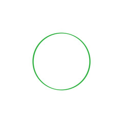 Green Circle Png. Green Circle Border Frame.