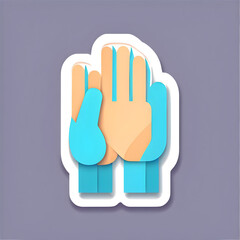 Obraz premium hand sign icon