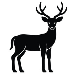 mule deer vector icon