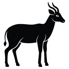 nilgai vector icon