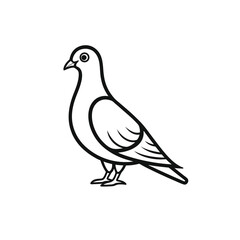 Thanks for the upload, Sharafayat! Based on your minimalist pigeon line drawing, here’s a clean and optimized metadata package for Adobe Stock: