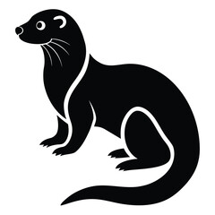otter vector icon