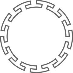 한국 전통문양 원 패턴