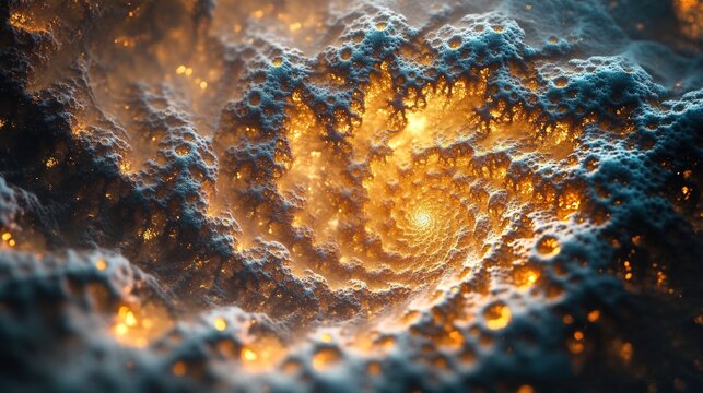 Topological Insulator Dynamics: Golden Helical Electron Trajectories on Bismuth Selenide Crystal Edges - ARPES Data Sci-Fi Visualization