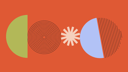 Color wheel abstract background